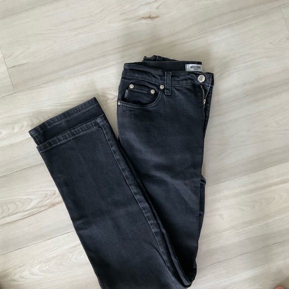 Vintage one of a kind black jeans - Picture 1 of 8